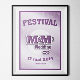 Affiche du festival M&M's Wedding
