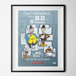 Affiche des Journées de la BD 2015