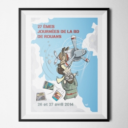 Affiche des Journées de la BD 2014