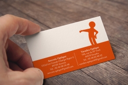 Carte de visite de Ancenis-Varades Optique verso