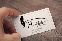 Carte de visite de l'Analphabète