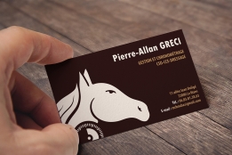 Carte de visite de gestion et chronométrage