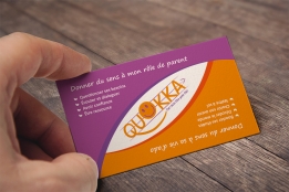 Carte de visite de l’association Quokka verso