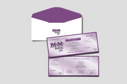 Carton d'invitation de mariage