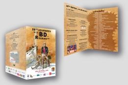 Dépliant des Journées de la BD 2015