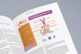 Encart publicitaire pour l’association Quokka