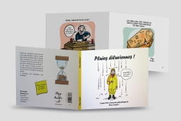 Mise en pages et maquettage d'un recueil de dessins de presse