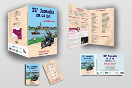 Identité visuelle des journées de la BD 2022