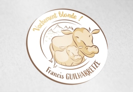 Logo réalisé pour VACHEMENT BLONDE