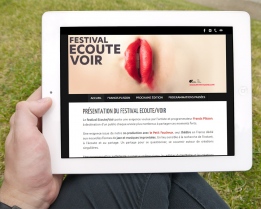 Site web www.festivalecoutevoir.com